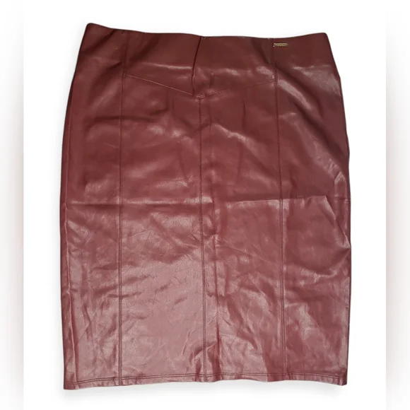 Marc New York Faux Leather Skirt NWOT - Picture 1 of 5